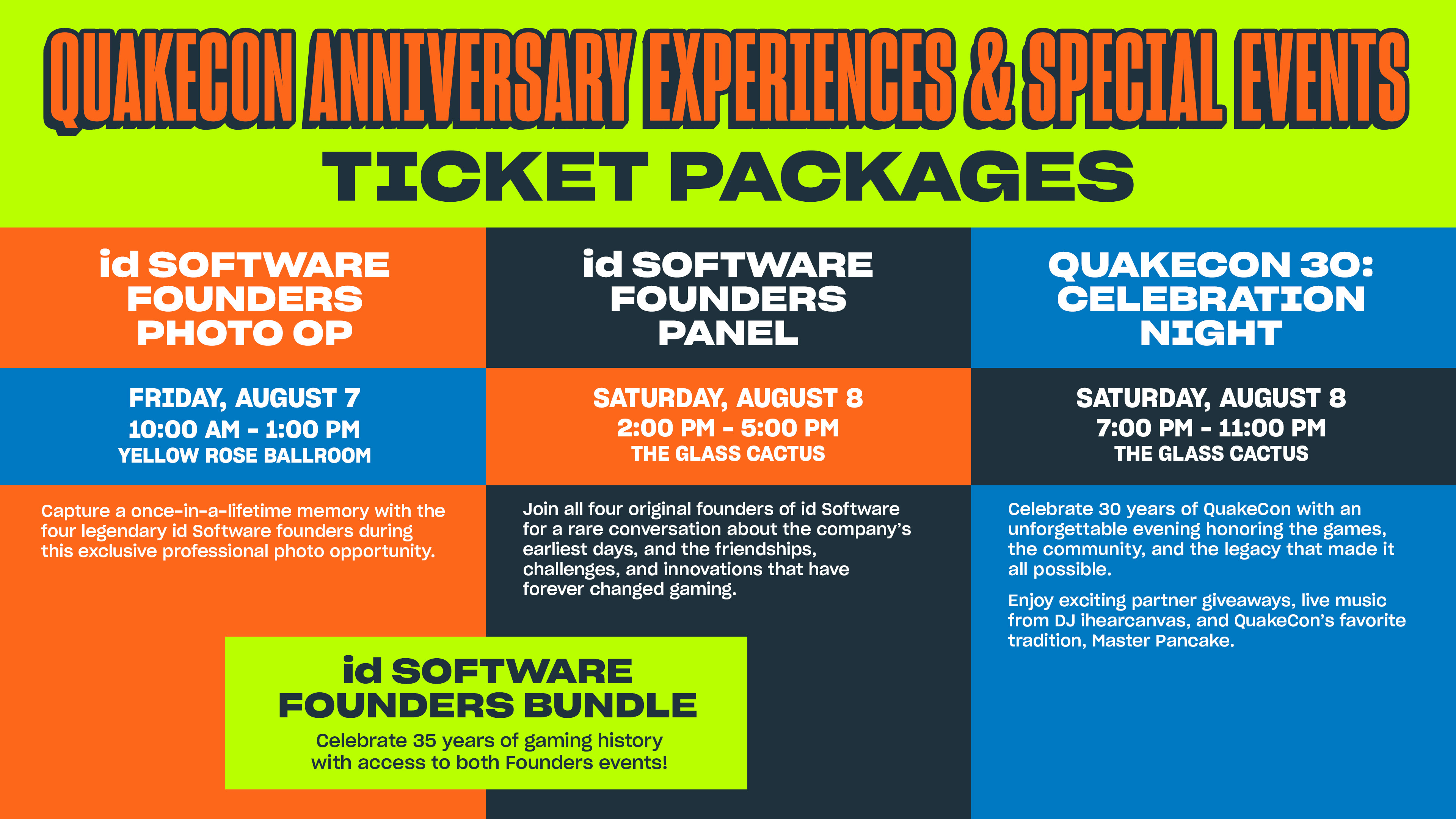 QuakeCon Special Events