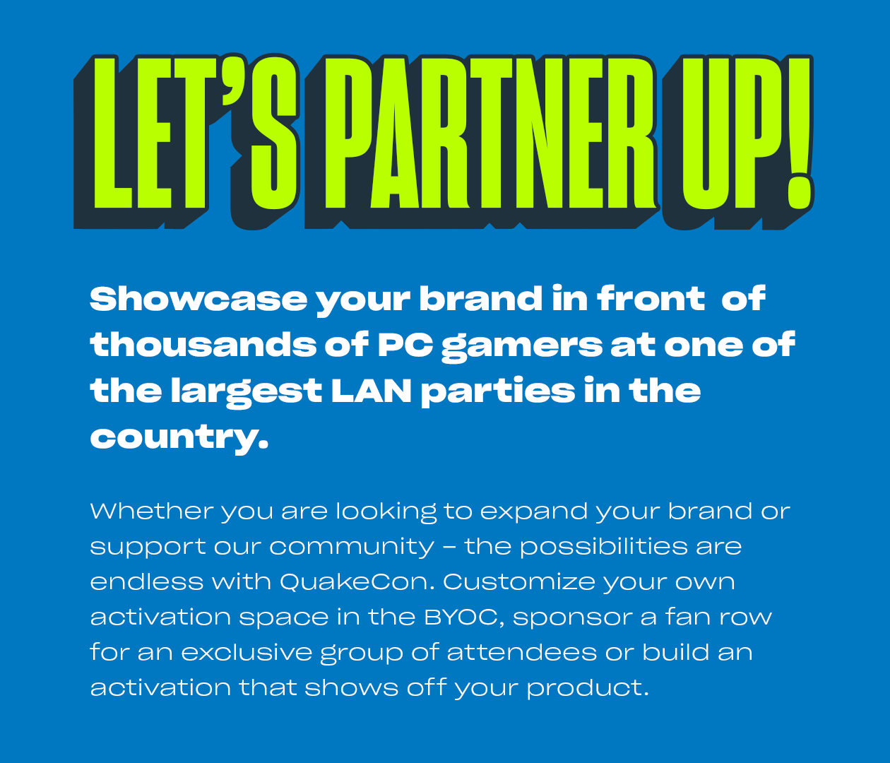 QuakeCon Partners CarouselBanner